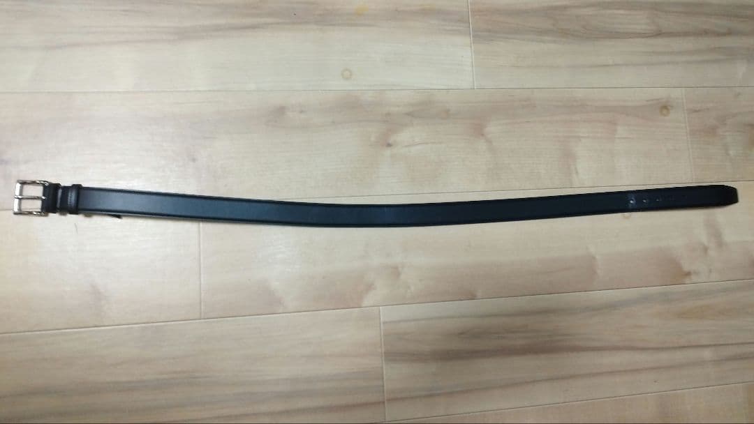 【美品】ジョンロブ　ベルト　カーフレザー　黒色　ブラック　85サイズ　メンズ