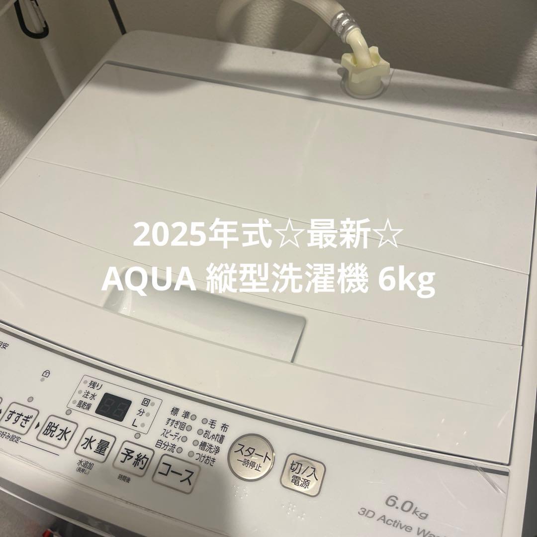 AQUA 3D Active Wash 6.0kg 洗濯機 本体