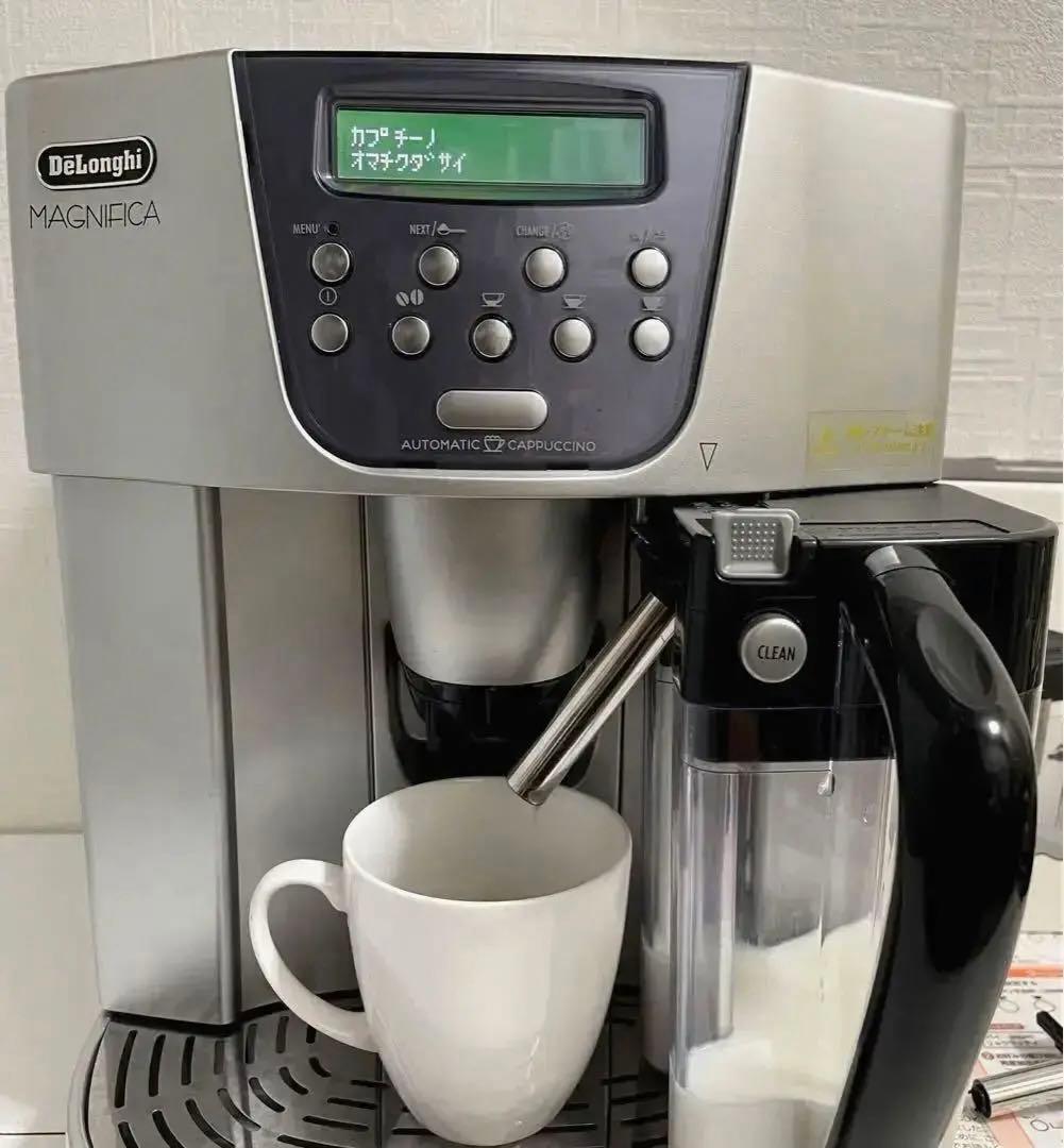 美品デロンギ 全自動エスプレッソマシン ESAM1500DK厨房機器 業務用 。