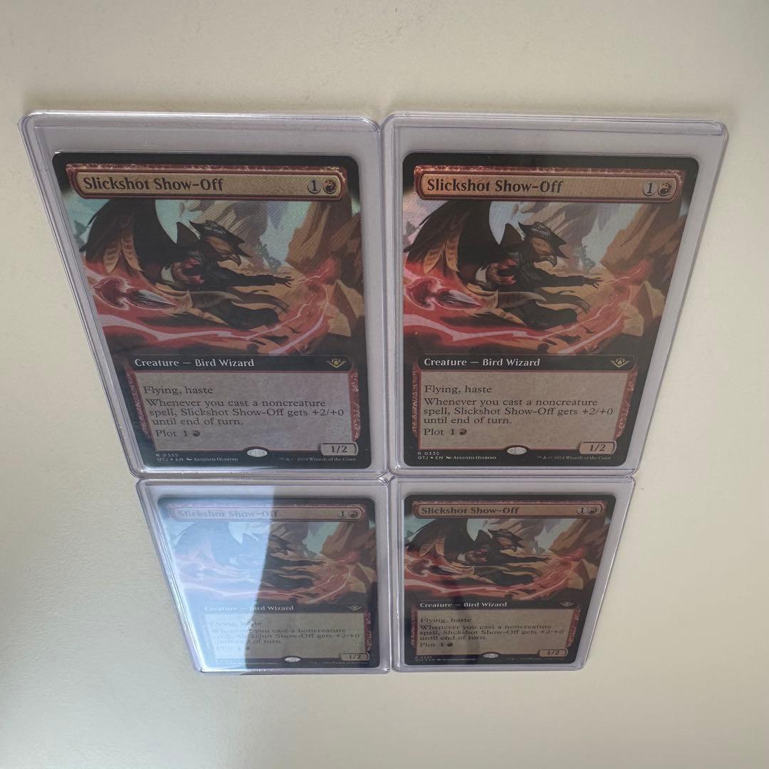 MTG/精鋭射手団の目立ちたがり/拡張アート(OTJ-BF)Foil×4