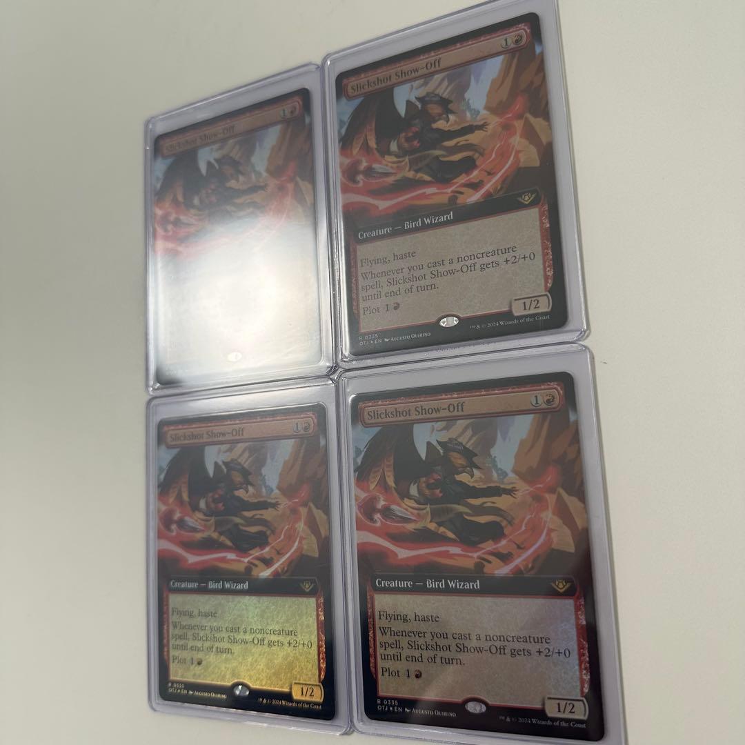 MTG/精鋭射手団の目立ちたがり/拡張アート(OTJ-BF)Foil×4