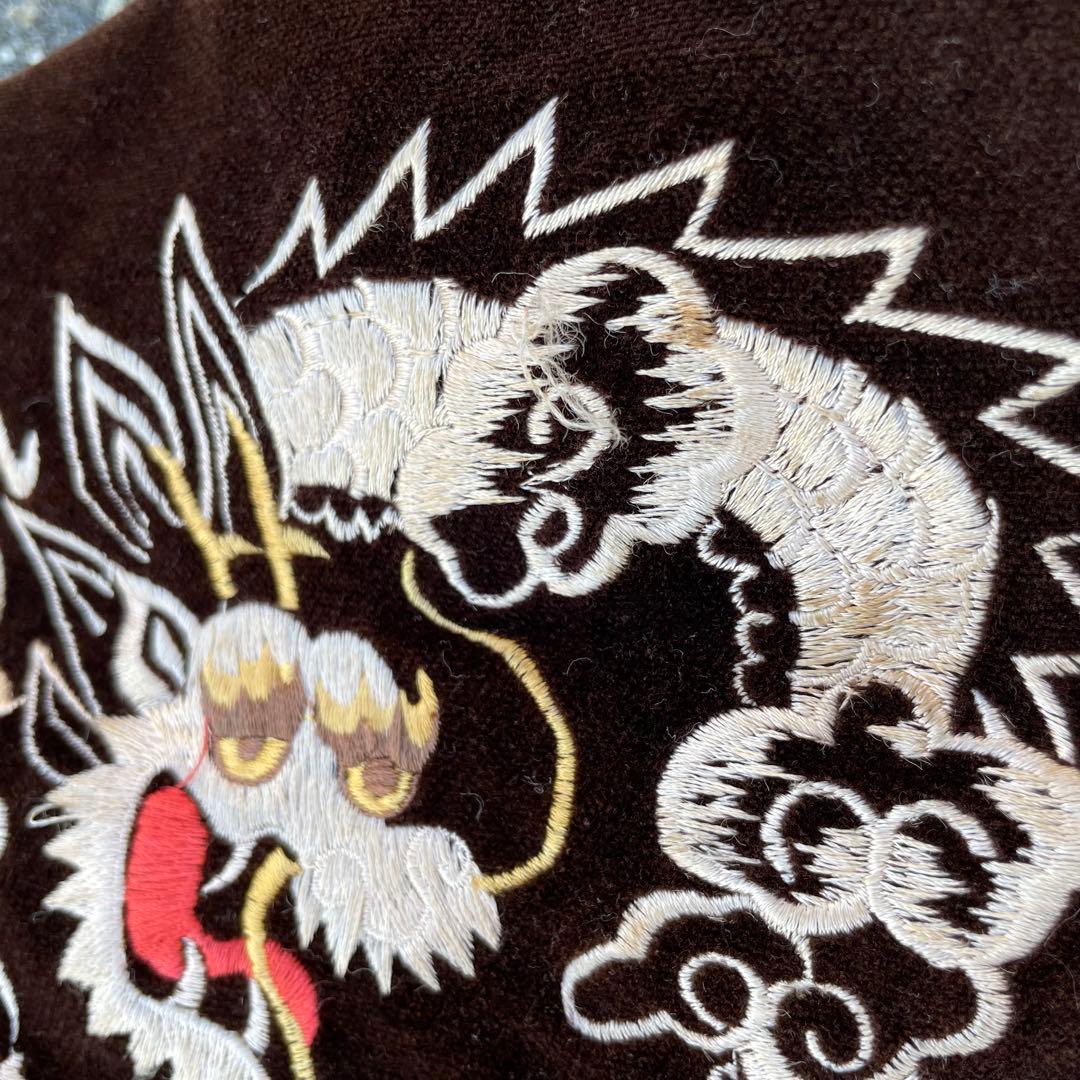 潤*平様 【希少】初期 テーラー東洋　別珍　ハワイ　フラガール 龍 リバーシブル