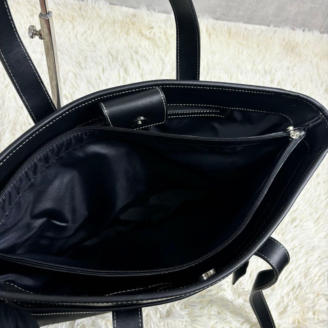 極美品　現行　Coach コーチ　ブラック　トートバック　大容量