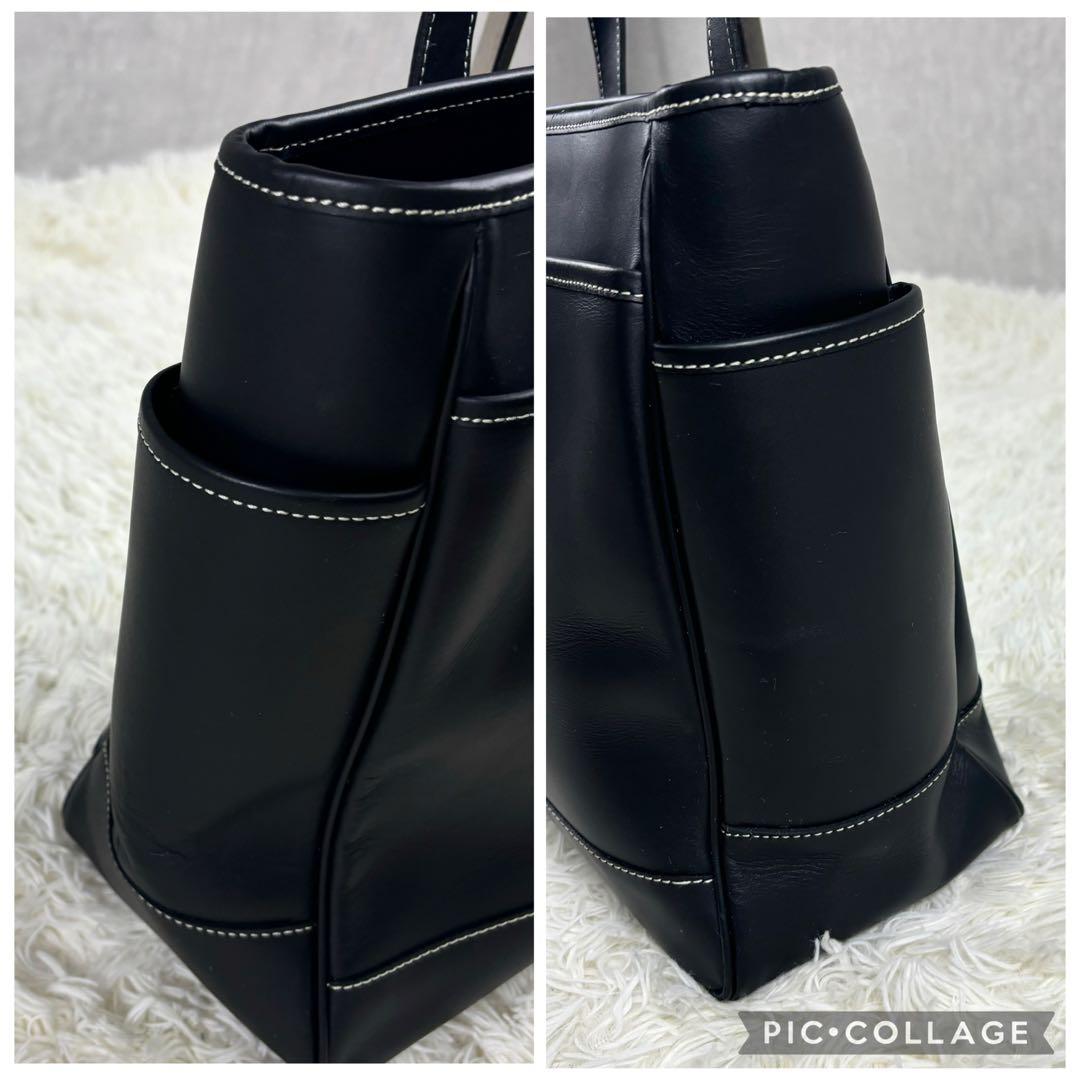 極美品　現行　Coach コーチ　ブラック　トートバック　大容量