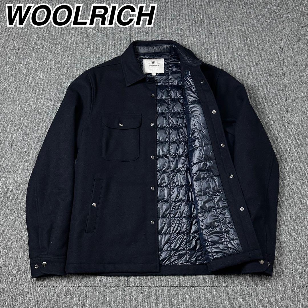 WOOLRICH アラスカンシャツジャケット 中綿 ウールリッチ 無地