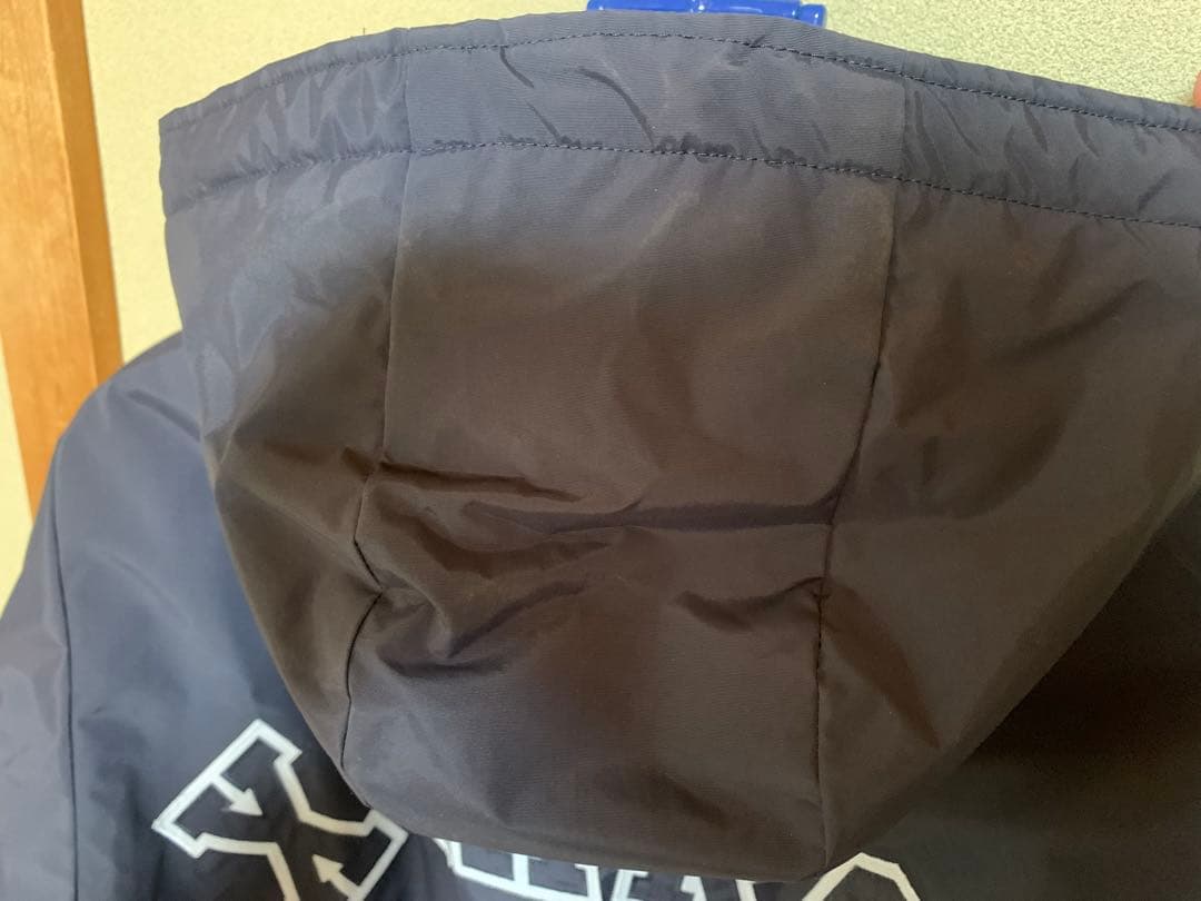 kamorieXLARGE ナイロンパファージャケット ネイビー Lサイズ