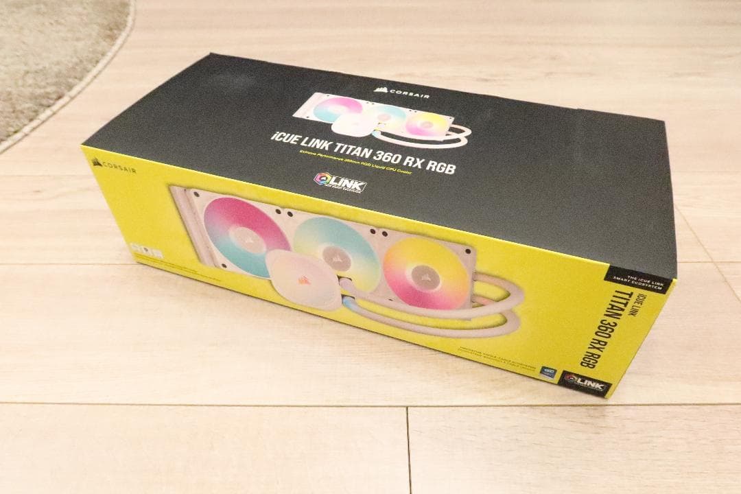 PC用ファン・クーラー CORSAIR iCUE LINK TITAN RX RGB AIO White