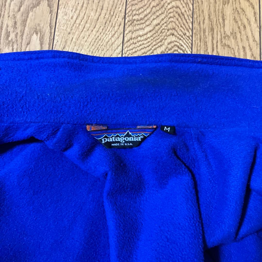 希少80s パタゴニア　三角タグ　シェルドシンチラ　ブラック USA製　サイズM