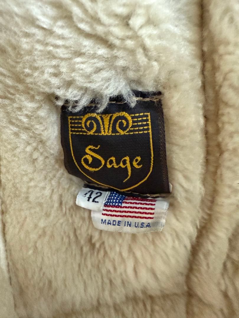 【shi28】Sage ムートンコート made in USA