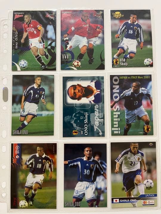 レア！！小野伸二 サッカー 直筆サインカード セット Jリーグ