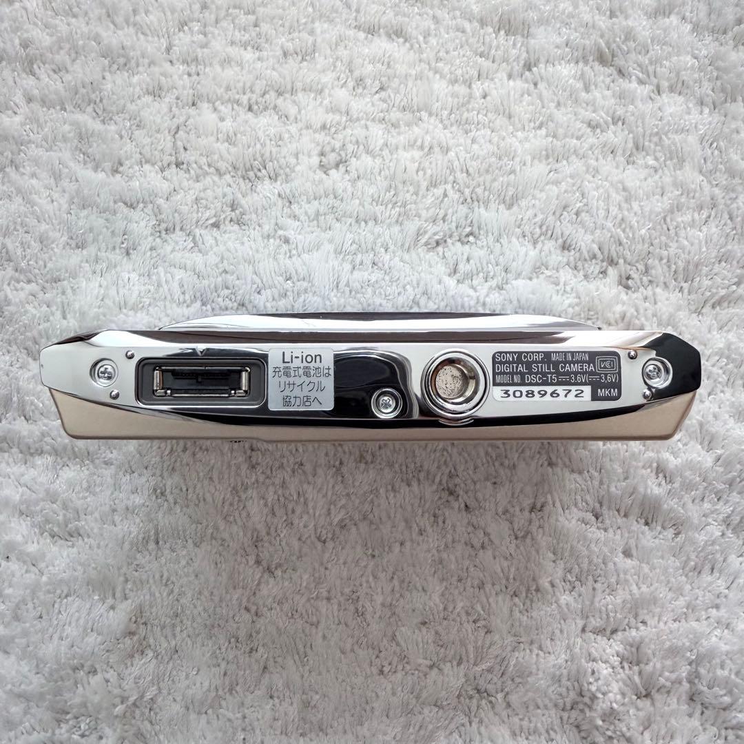極上品【動作品】SONY ソニー Cyber-Shot DSC-T5 ゴールド