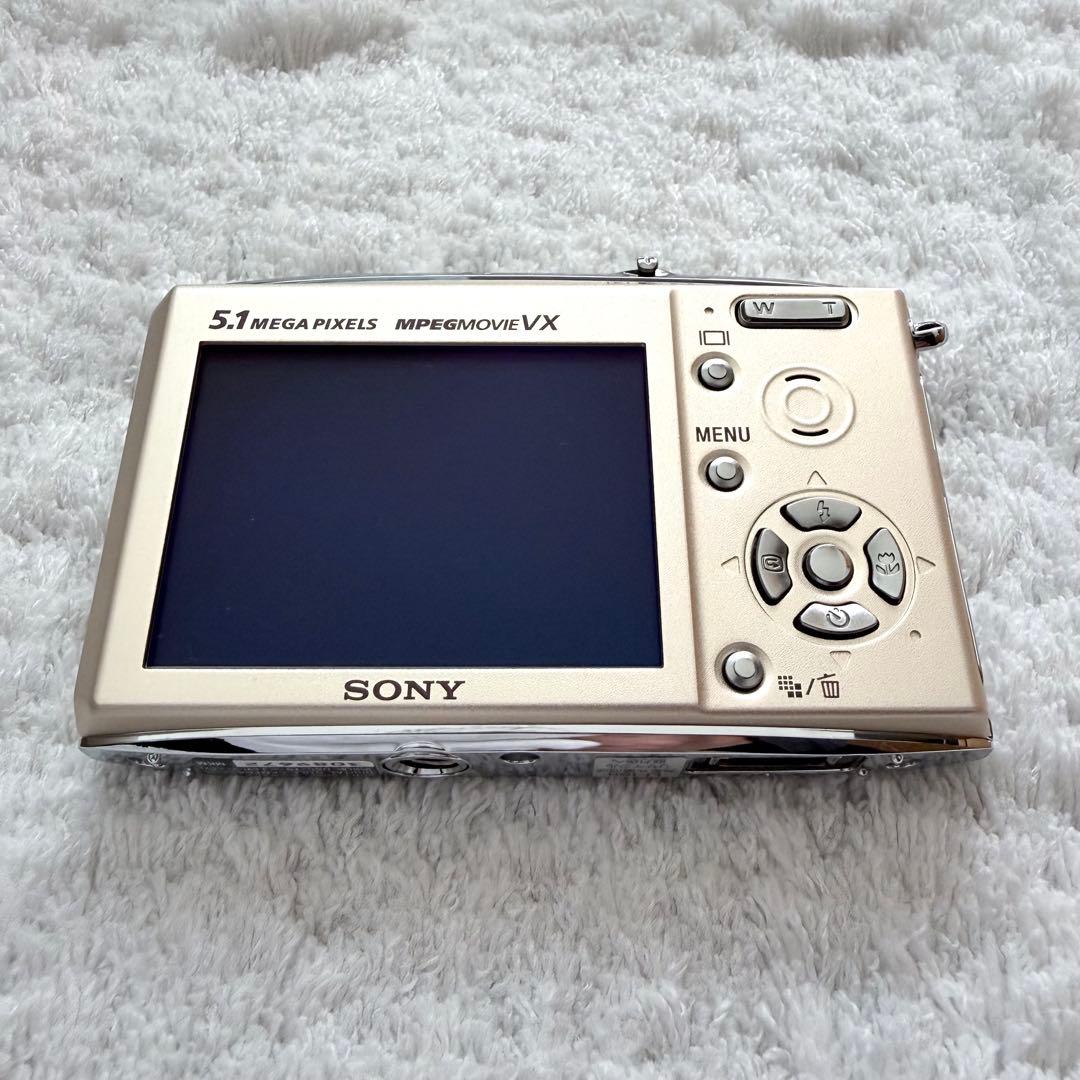 極上品【動作品】SONY ソニー Cyber-Shot DSC-T5 ゴールド