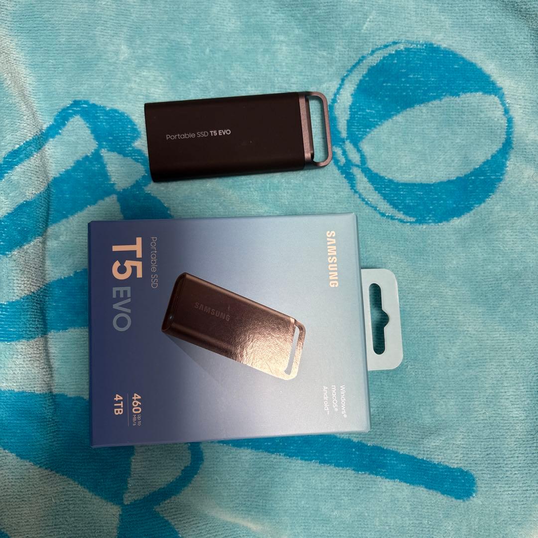 Samsung ポータブルSSD T5 EVO 4TB