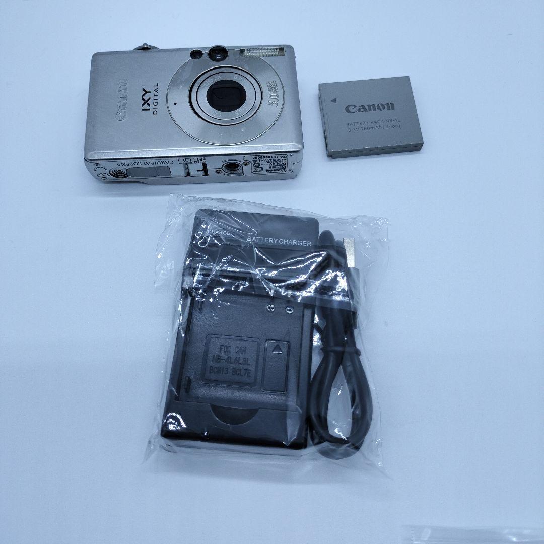 【動作品】Canon IXYDIGITAL 60　シルバー　デジタルカメラ