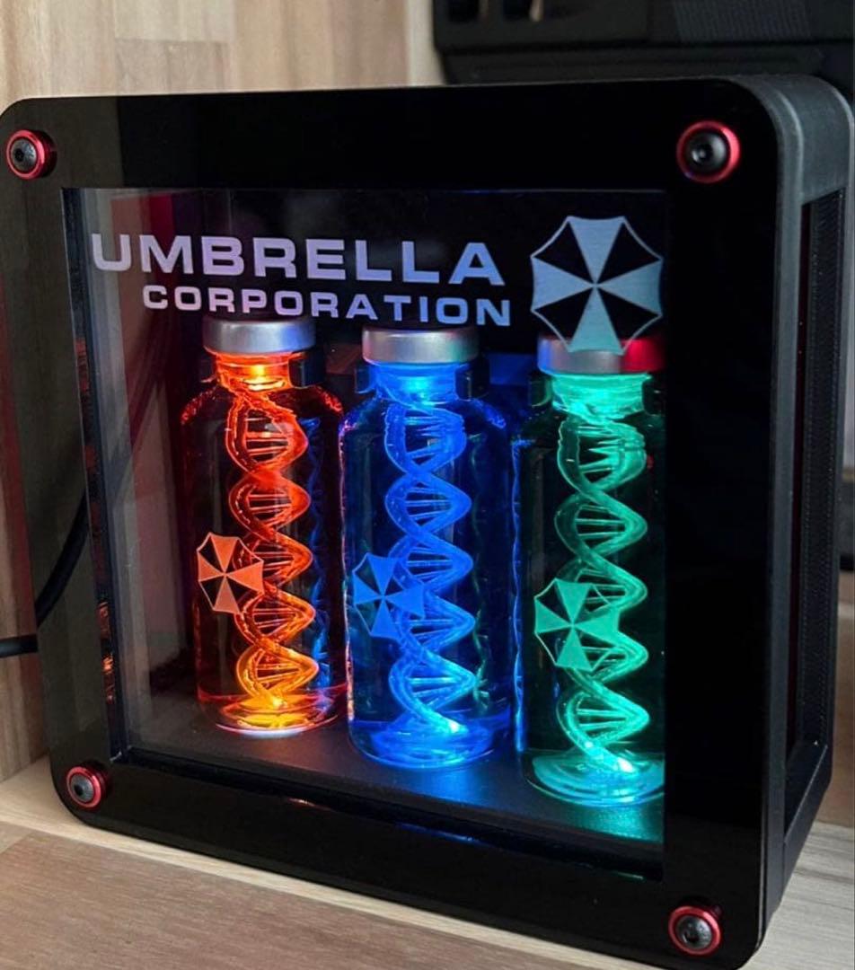 tウイルス アンプル ワクチン 点灯機能付きケース 小道具 コスプレ グッズ