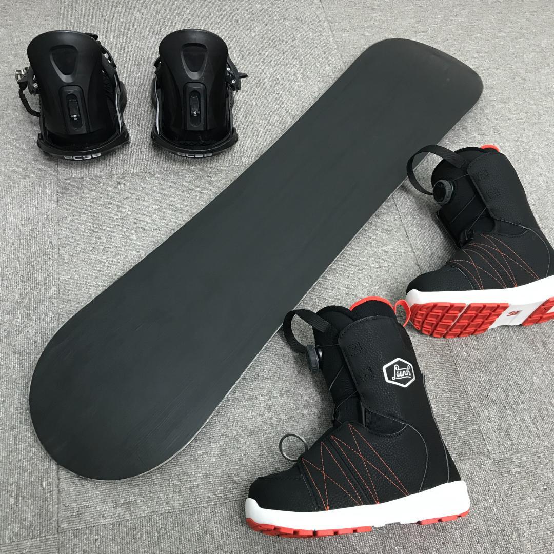 3点セット■子供用■WAX済■CSB サロモン ボード ビンディング ブーツ