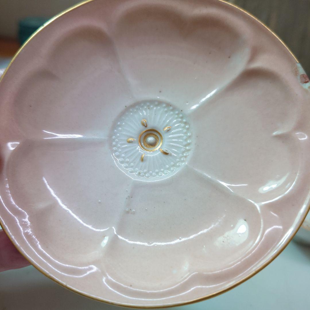 道八製 華中亭 花模様 陶器皿セット（ＡＩ自動入力）