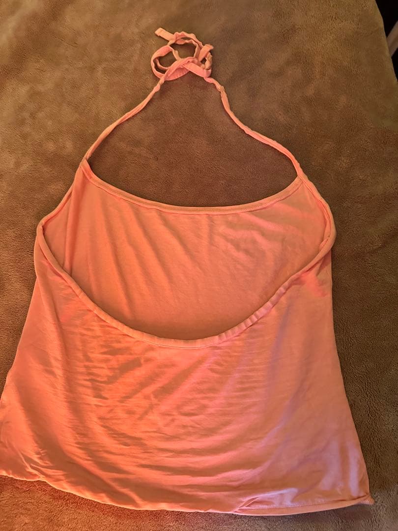 PRADA ピンク キャミソール　ホルターネック　SILK シルク