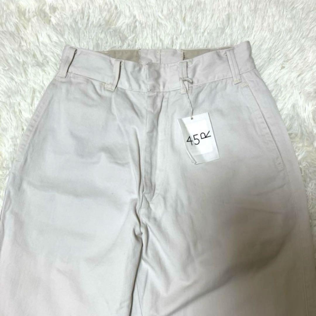 【新品タグ付き】45R 定価2.7万 おこめチノ シャルロットパンツ 26