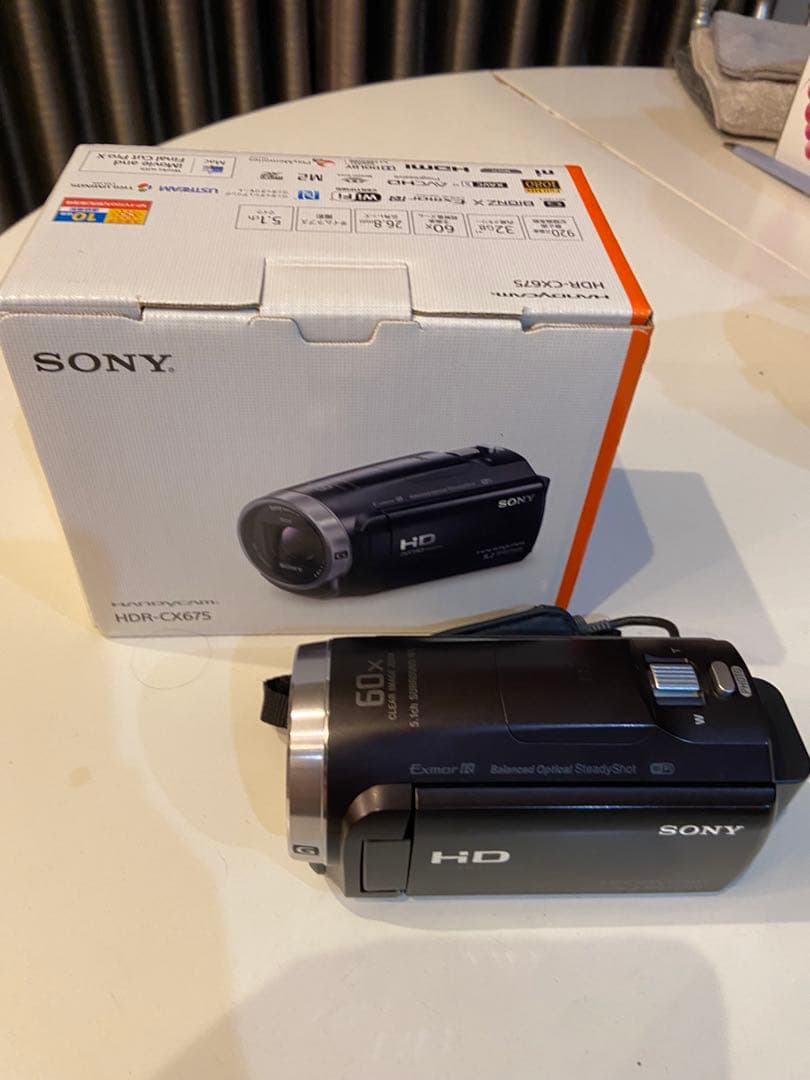 SONY ハンディカム　HDR-CX675 エレコムケース付