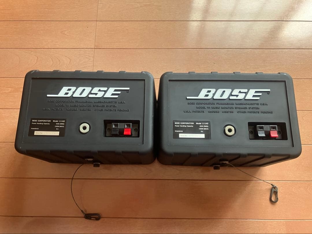 Bose スピーカー 111AD　連番　通電未確認