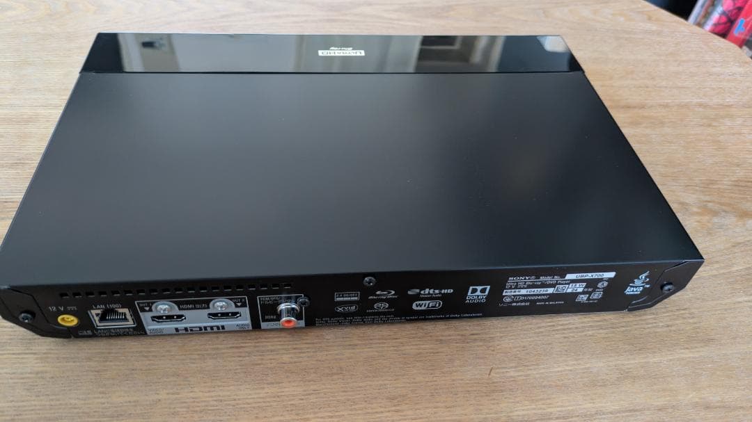 【使用3ヶ月】SONY　ブルーレイディスク/DVDプレーヤー　UBP-X700