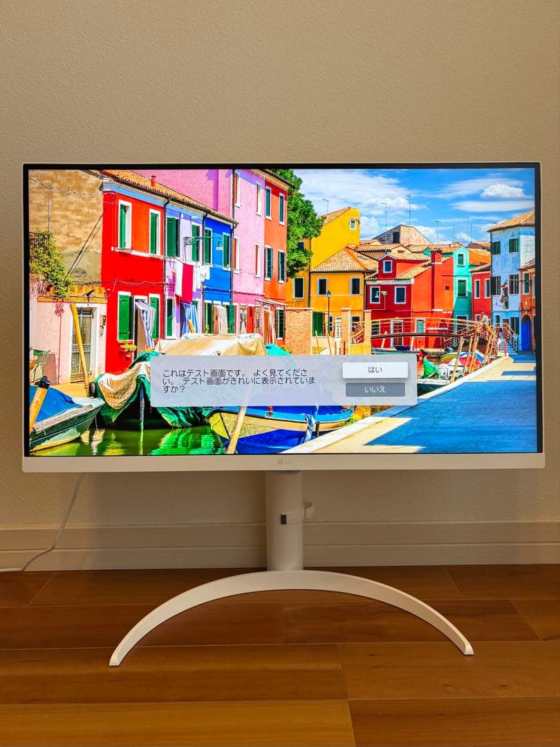 LG スマートモニター 27SR75U-W　変換ケーブル付き