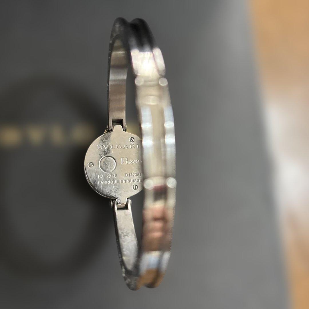 #BVLGARI ブラックラウンドフェイス時計