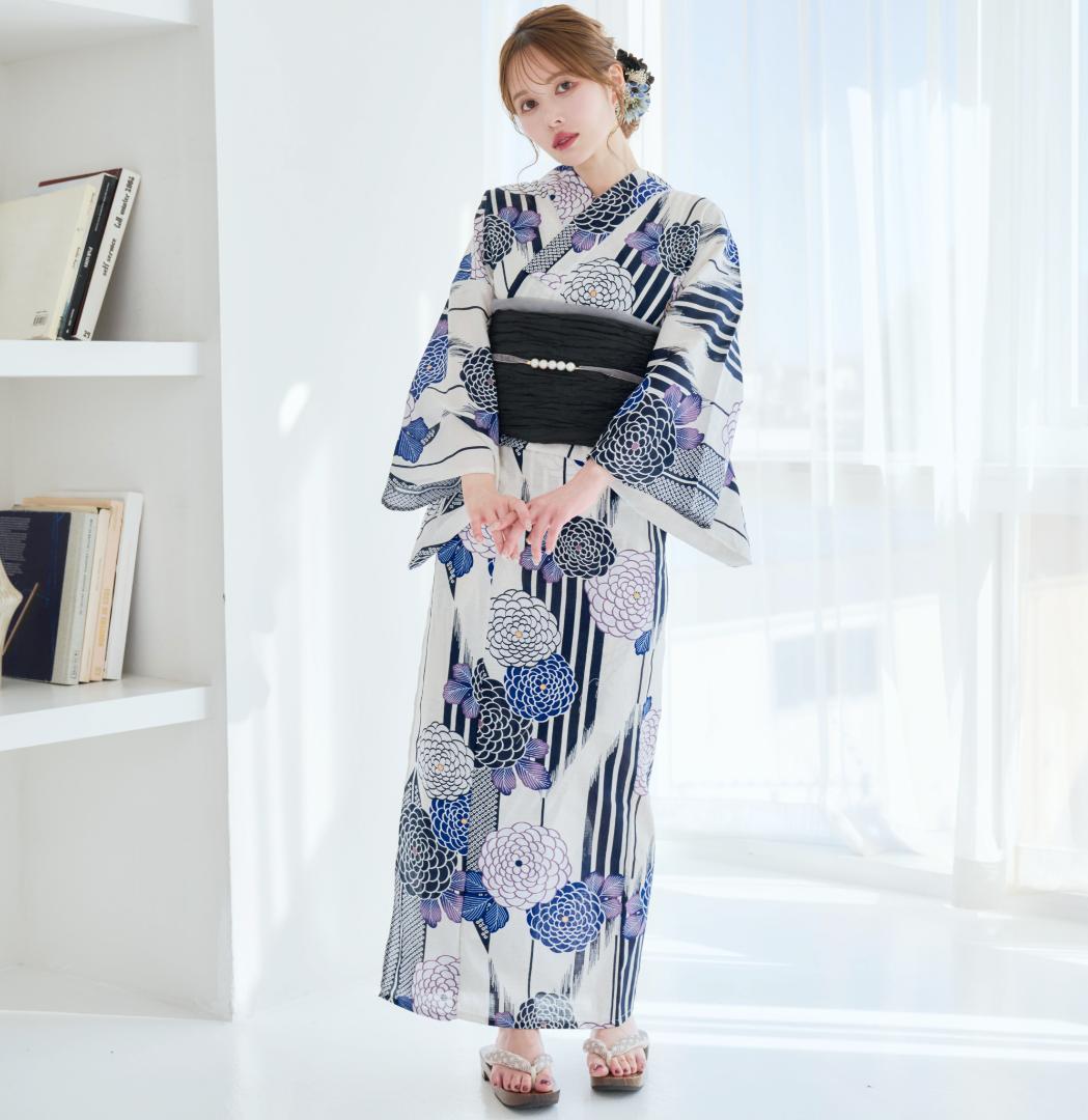 新品 浴衣 セット 浴衣セット ゆかた レディース 大人 あじさい Y5-14