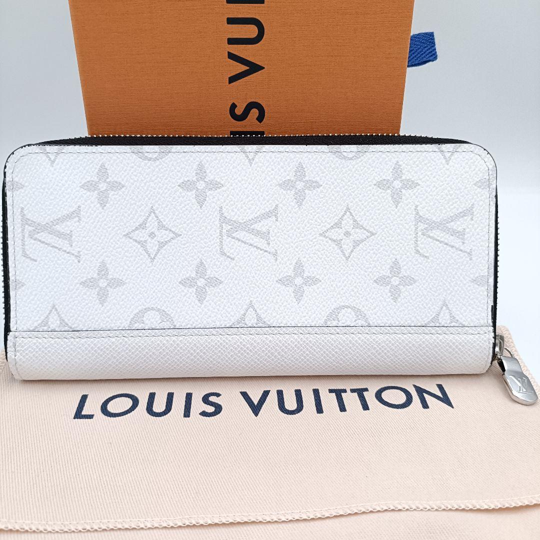 ルイヴィトン タイガラマ ジッピーウォレット ヴェルティカル ホワイト　IC搭載