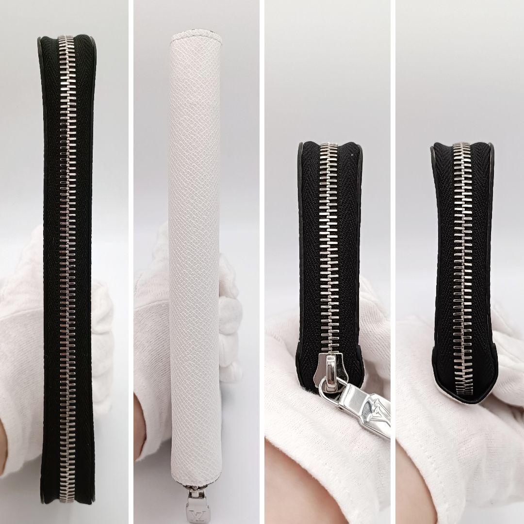 ルイヴィトン タイガラマ ジッピーウォレット ヴェルティカル ホワイト　IC搭載