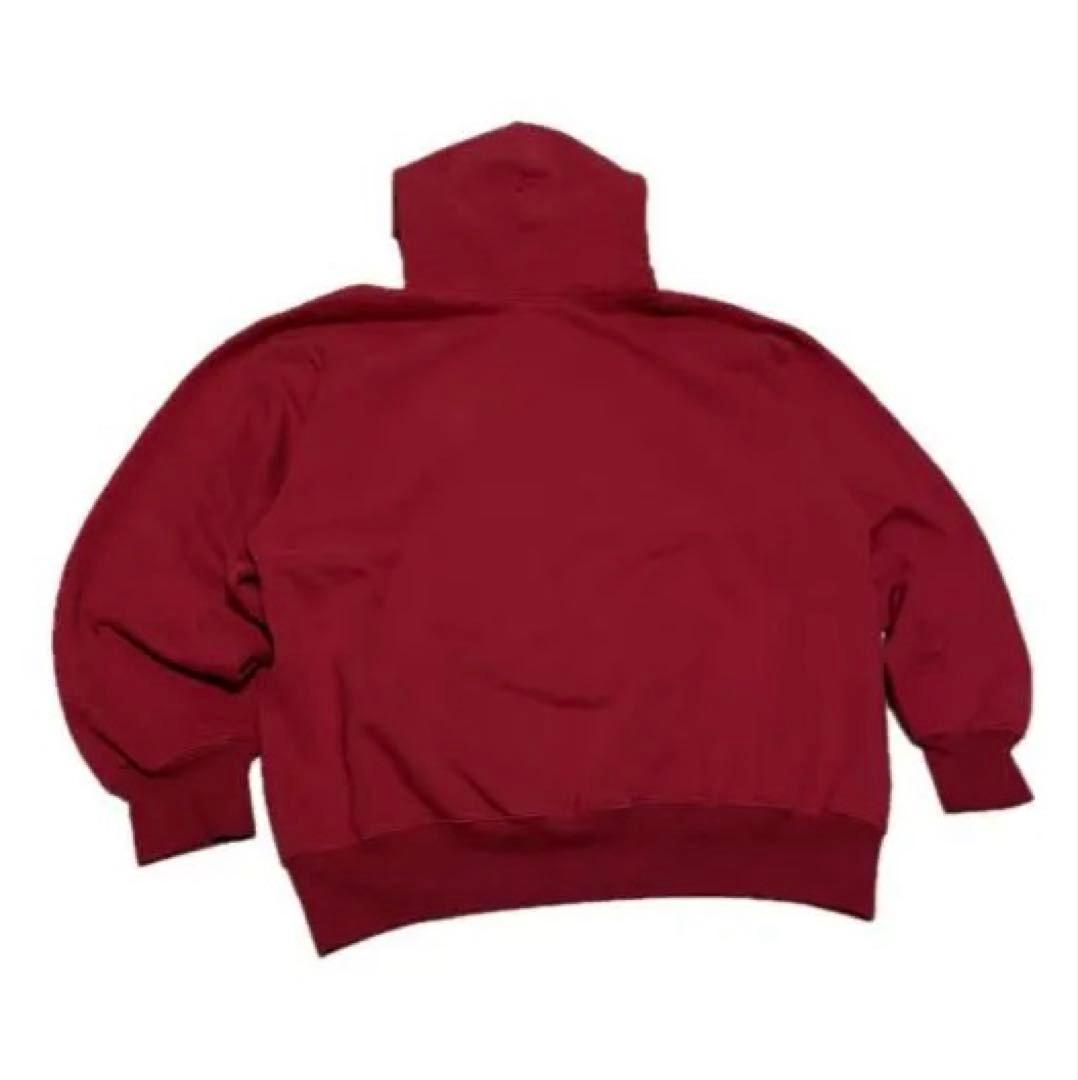 Timberland 赤 フーディ ロゴ入り　パーカー