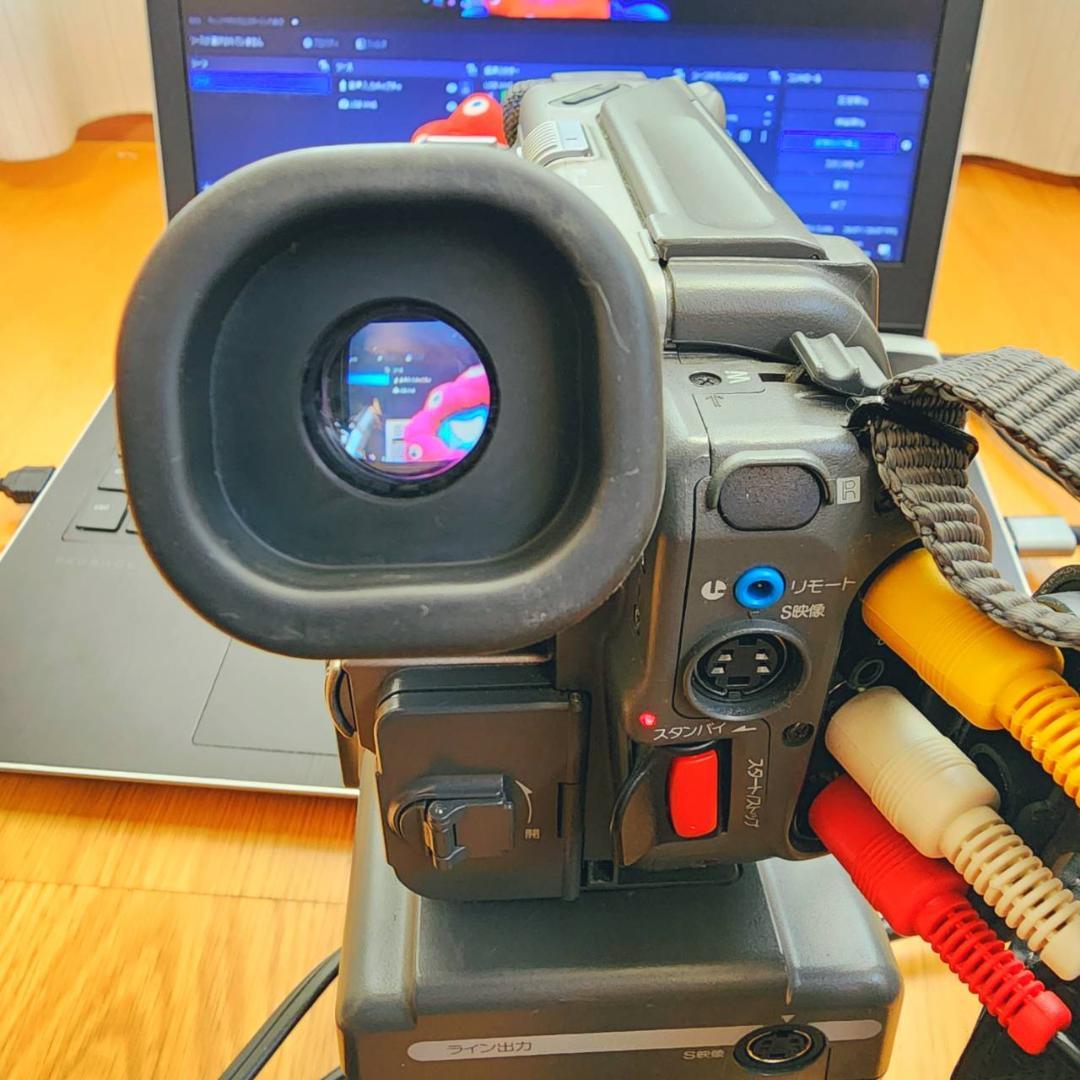【動作確認済】SONY 高画質 Hi8 ビデオカメラ ステーション セット