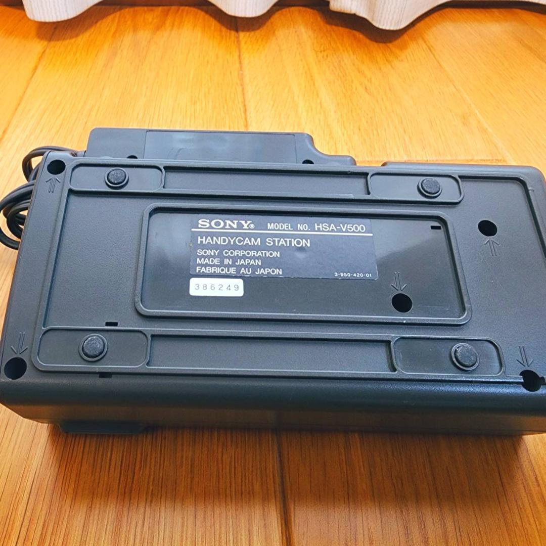 【動作確認済】SONY 高画質 Hi8 ビデオカメラ ステーション セット