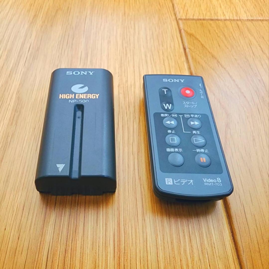 【動作確認済】SONY 高画質 Hi8 ビデオカメラ ステーション セット