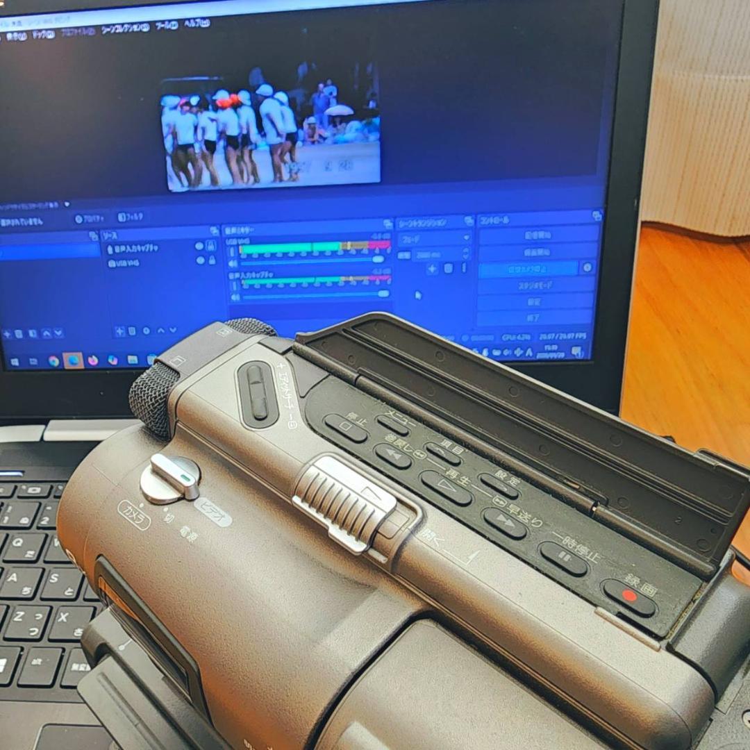 【動作確認済】SONY 高画質 Hi8 ビデオカメラ ステーション セット