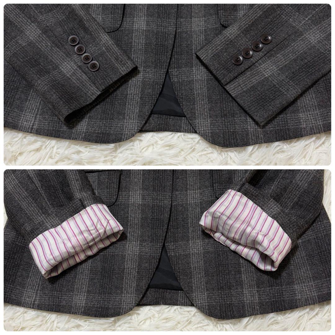 極美品✨HILTON Marzotto社製 グレンチェック super110's