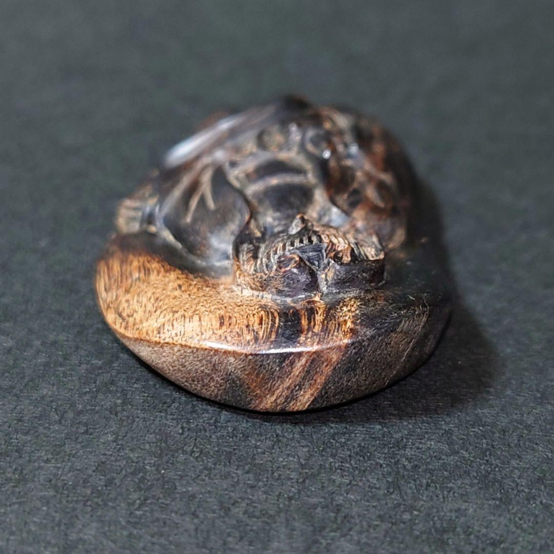 最高品質 天然沈香 彫物 観音細工 約14.2g ネックレストップ 香木