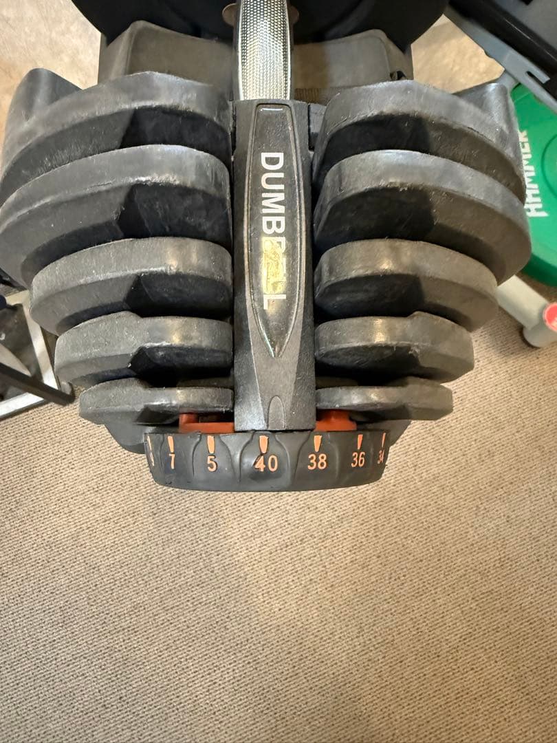 DUMBBELL 可変式ダンベル 片側最大40kg✖️2 ⚠️手渡しでの受け取り⚠️