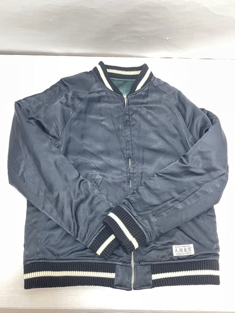 knmen129-0367 ワコマリア　天国東京 リバーシブルスカジャン　XL