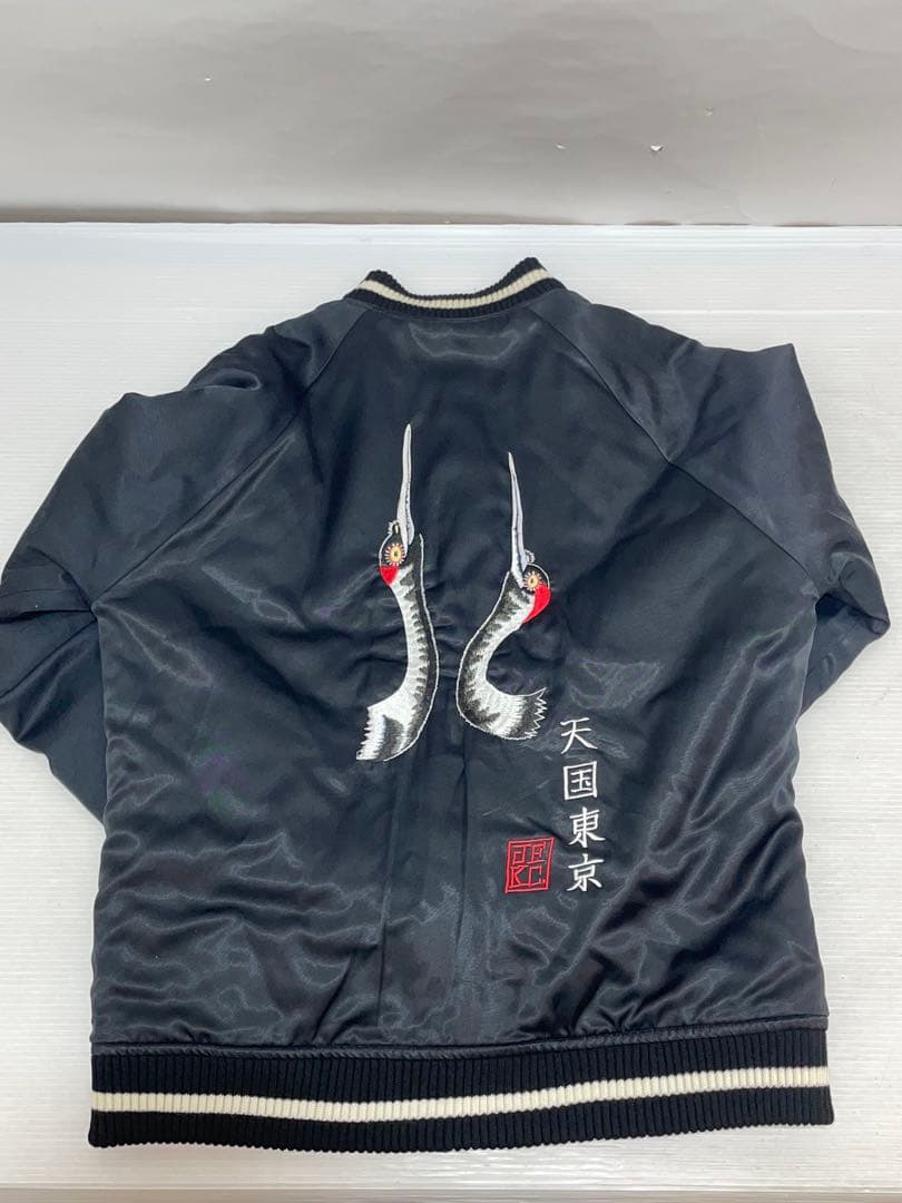 knmen129-0367 ワコマリア　天国東京 リバーシブルスカジャン　XL