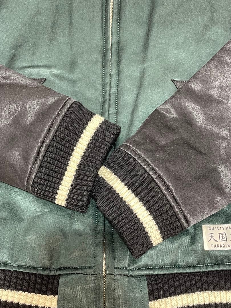 knmen129-0367 ワコマリア　天国東京 リバーシブルスカジャン　XL