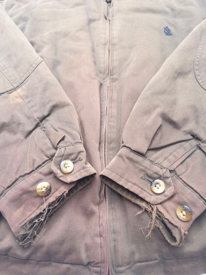 ジャケット・アウター 1990s NAUTICA brown bomber jacket