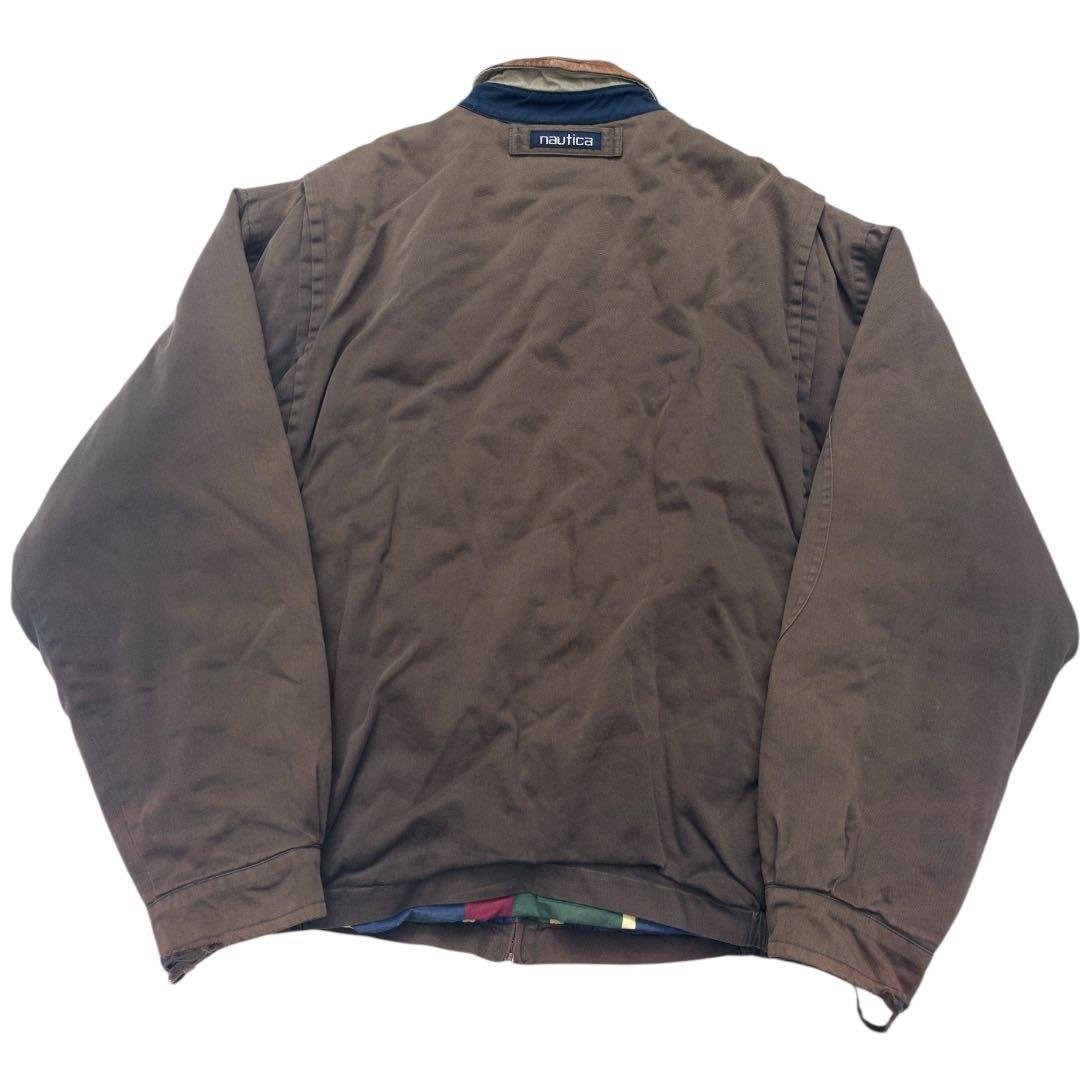 ジャケット・アウター 1990s NAUTICA brown bomber jacket