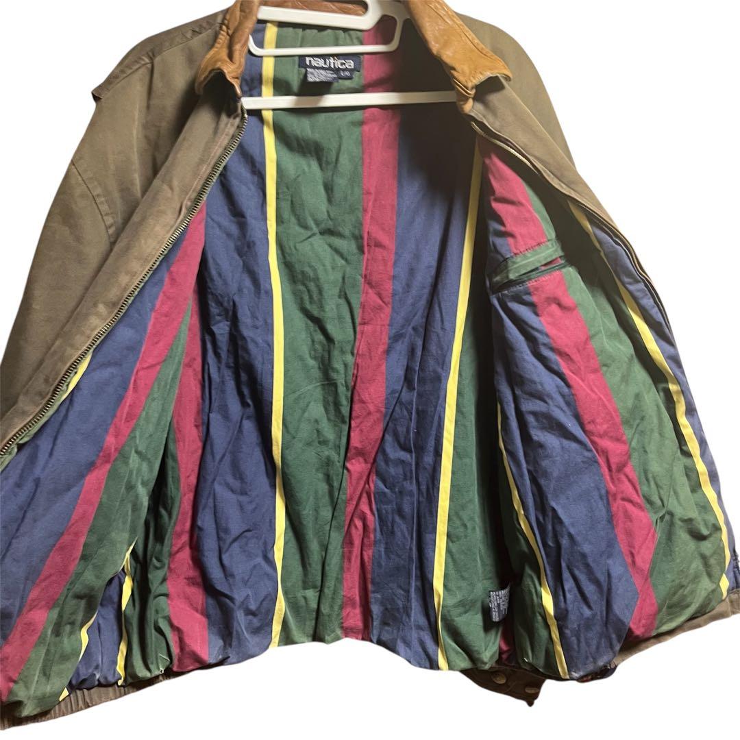 ジャケット・アウター 1990s NAUTICA brown bomber jacket