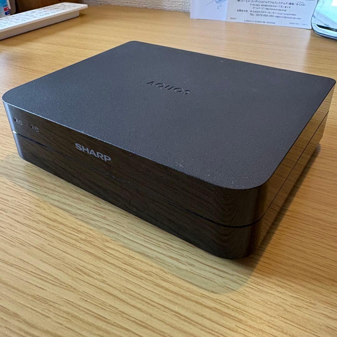 【美品】シャープ ポータブル液晶テレビ AQUOS ブラック 2T-C12AF