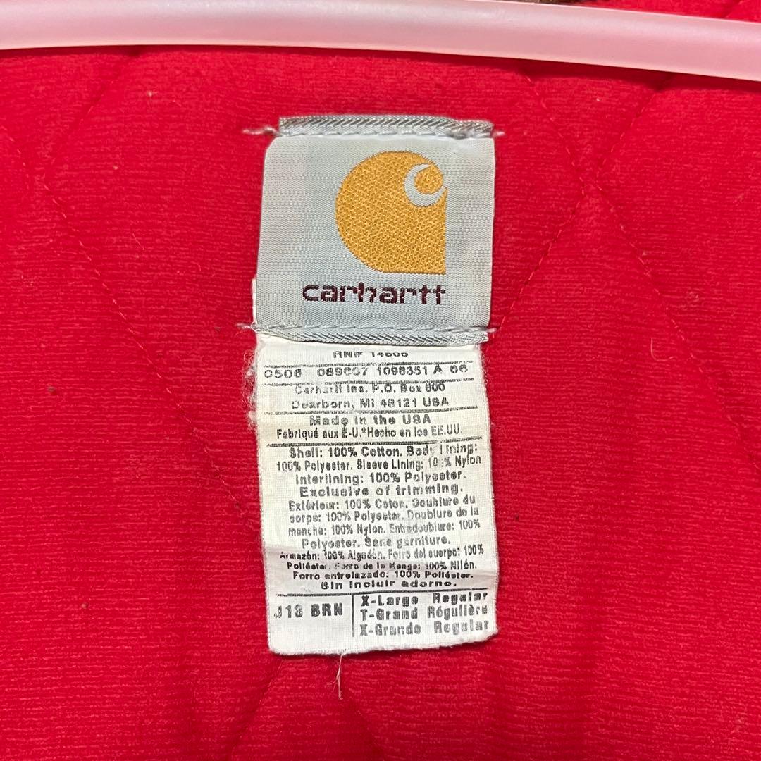 carhartt サンタフェジャケット 企業ロゴ