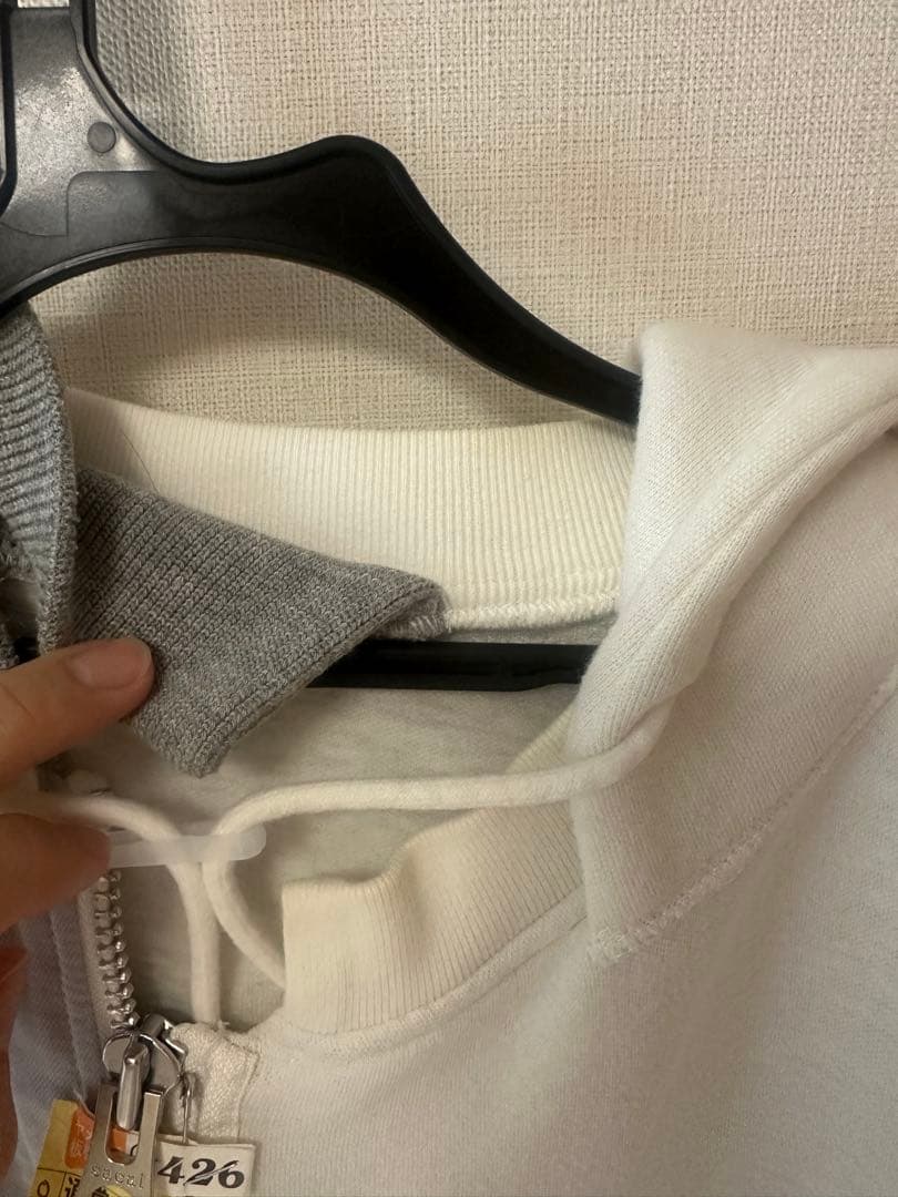 sacai パーカー サイズ2 ブルゾン ジャケット ライダース スウェット