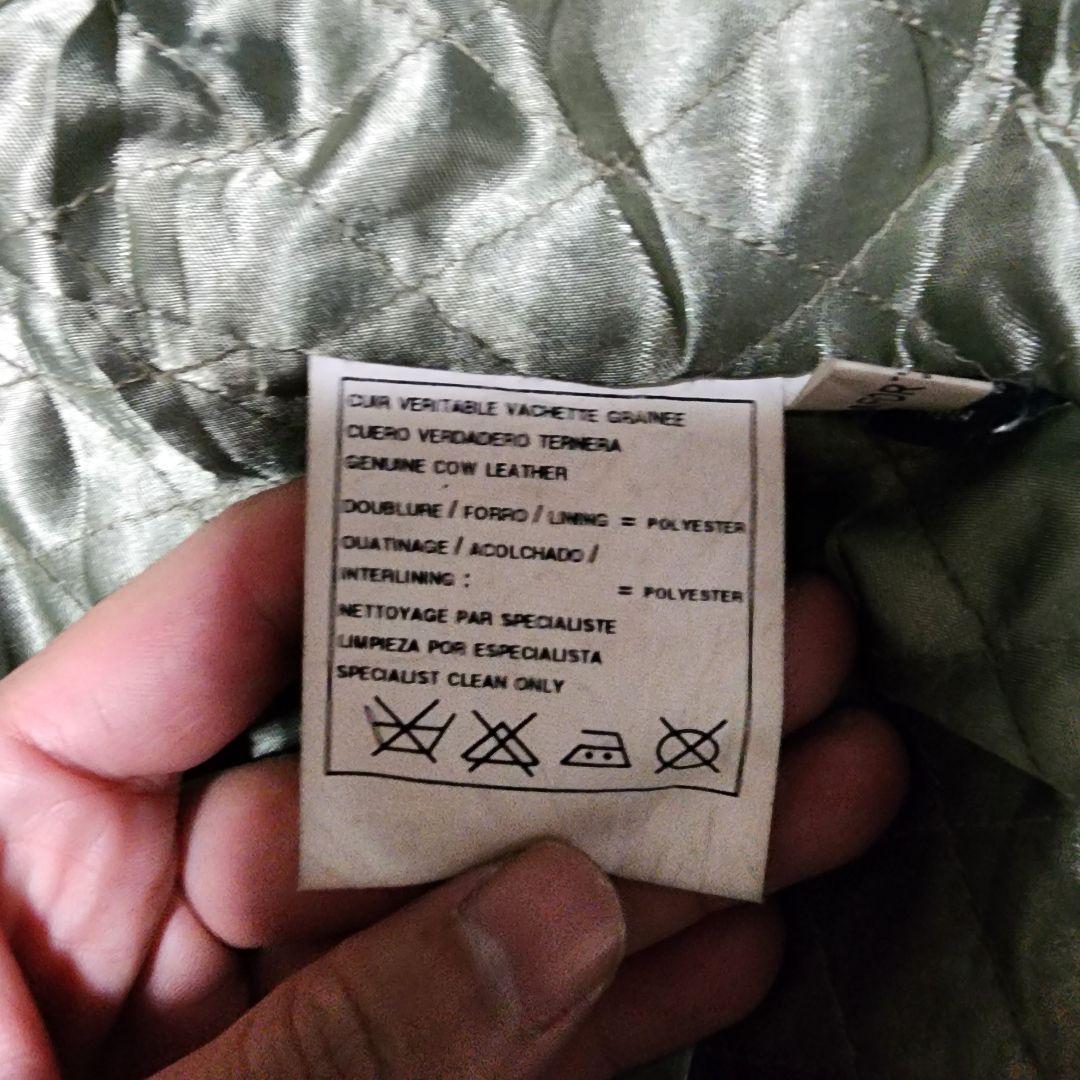 オーバーサイズ　レザージャケット　　XL相当