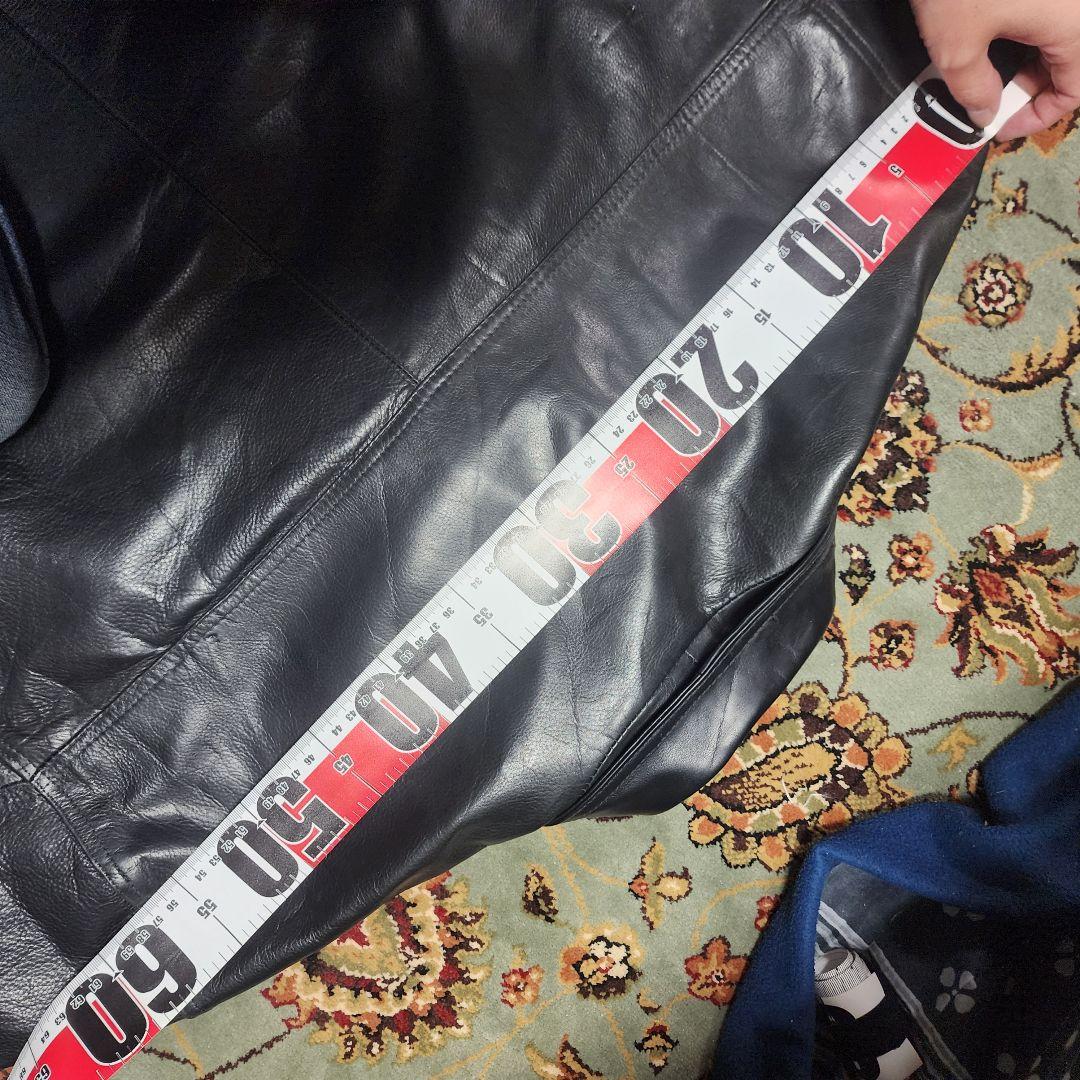 オーバーサイズ　レザージャケット　　XL相当